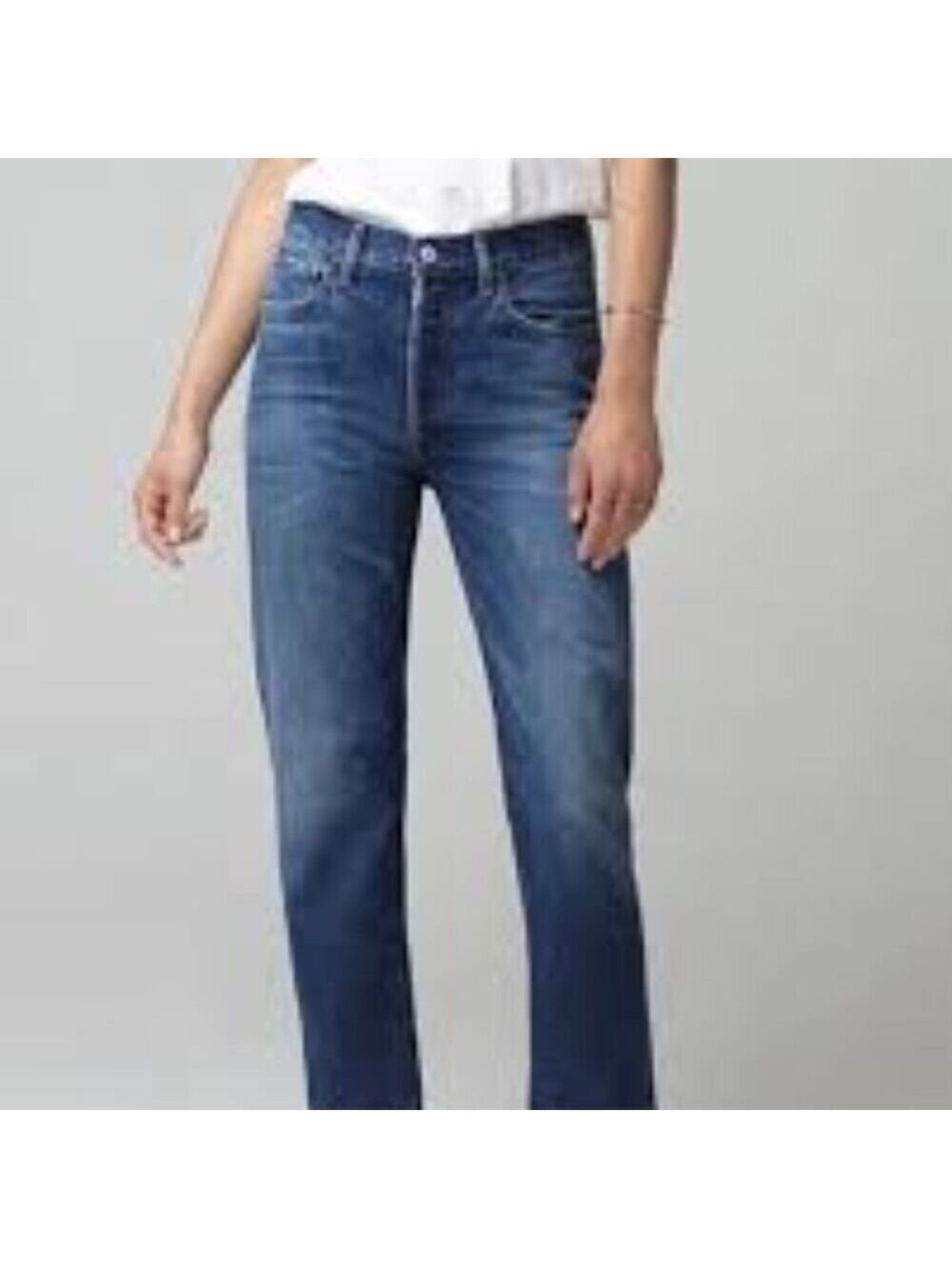 Citizens Of Humanity The Mckenzie Curved Straight Jeans Size 24